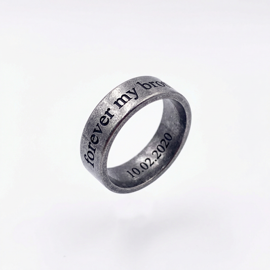 8mm Stainless Steel Ring