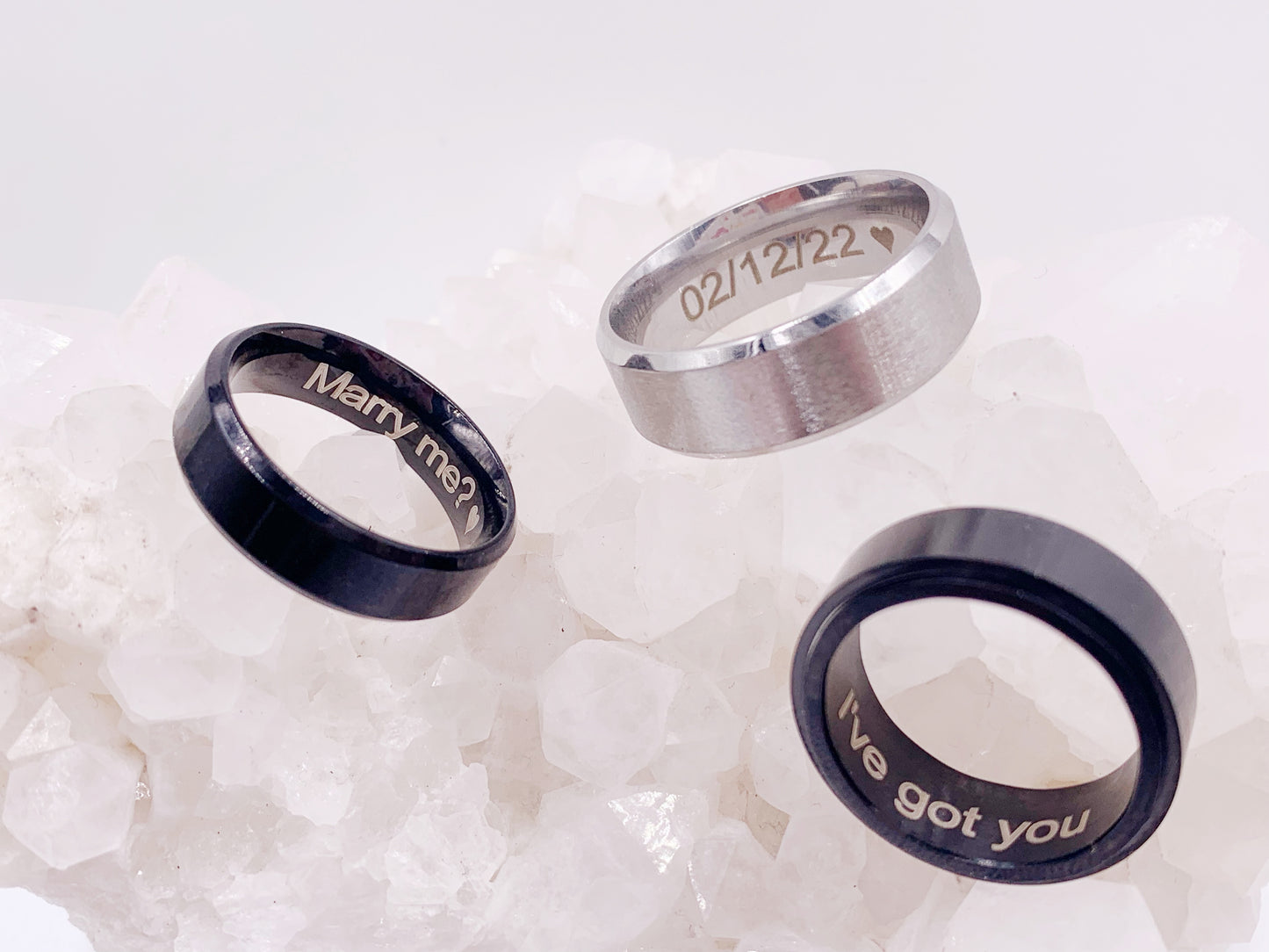 Black Stainless Steel Ring