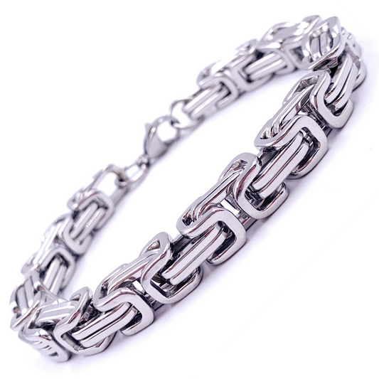 Chunky Cube Stainless Steel Bracelet