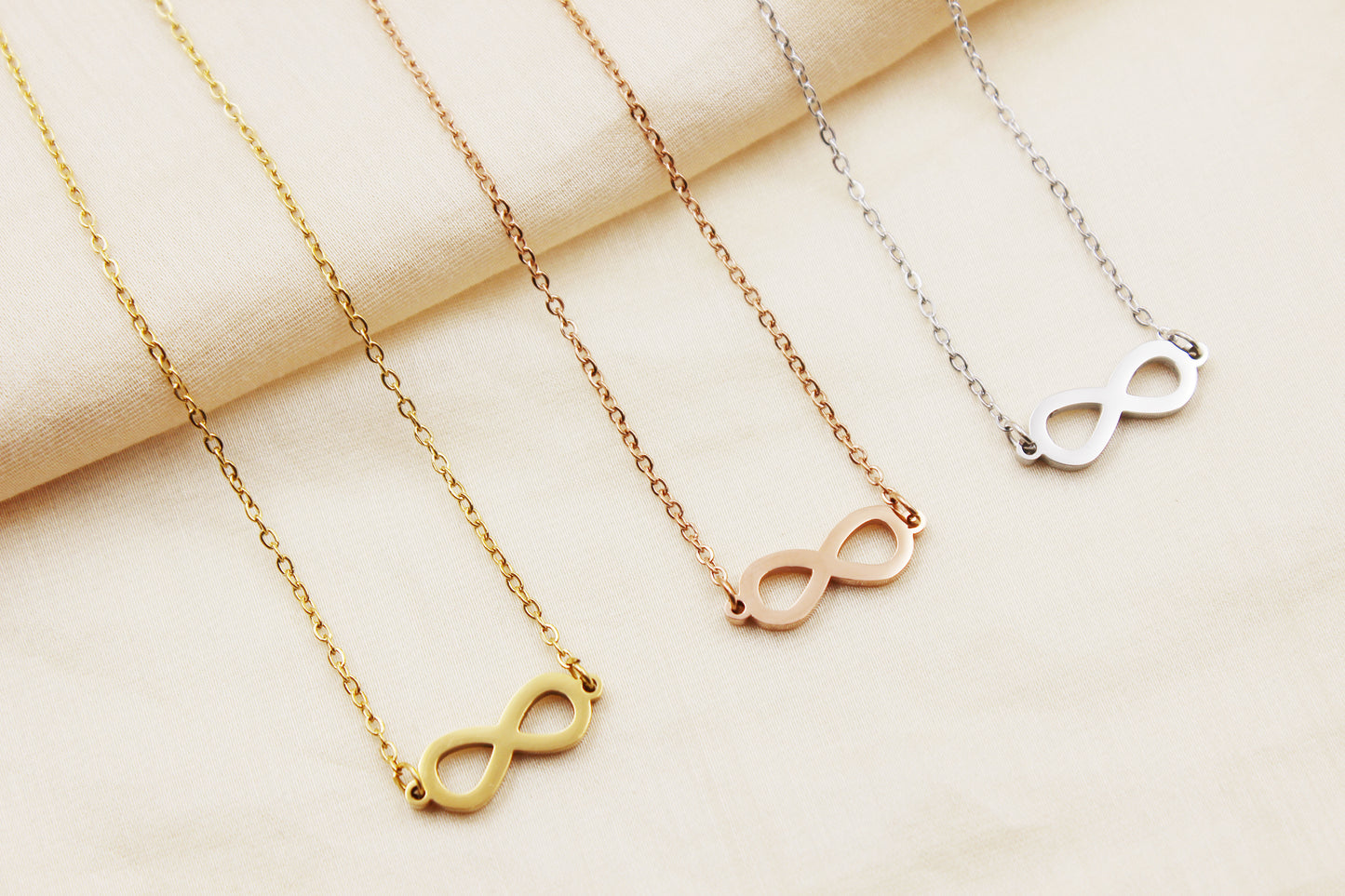 Stainless Steel Infinity Necklace