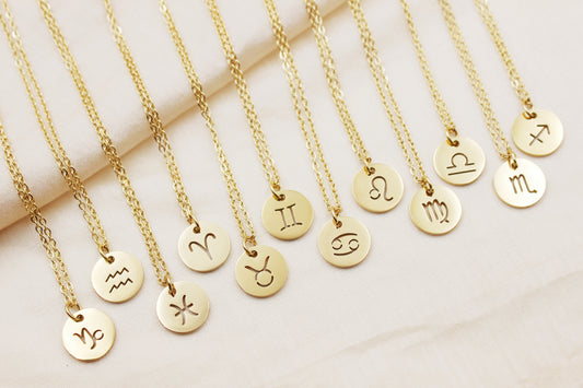 Stainless Steel Zodiac Signs Necklace