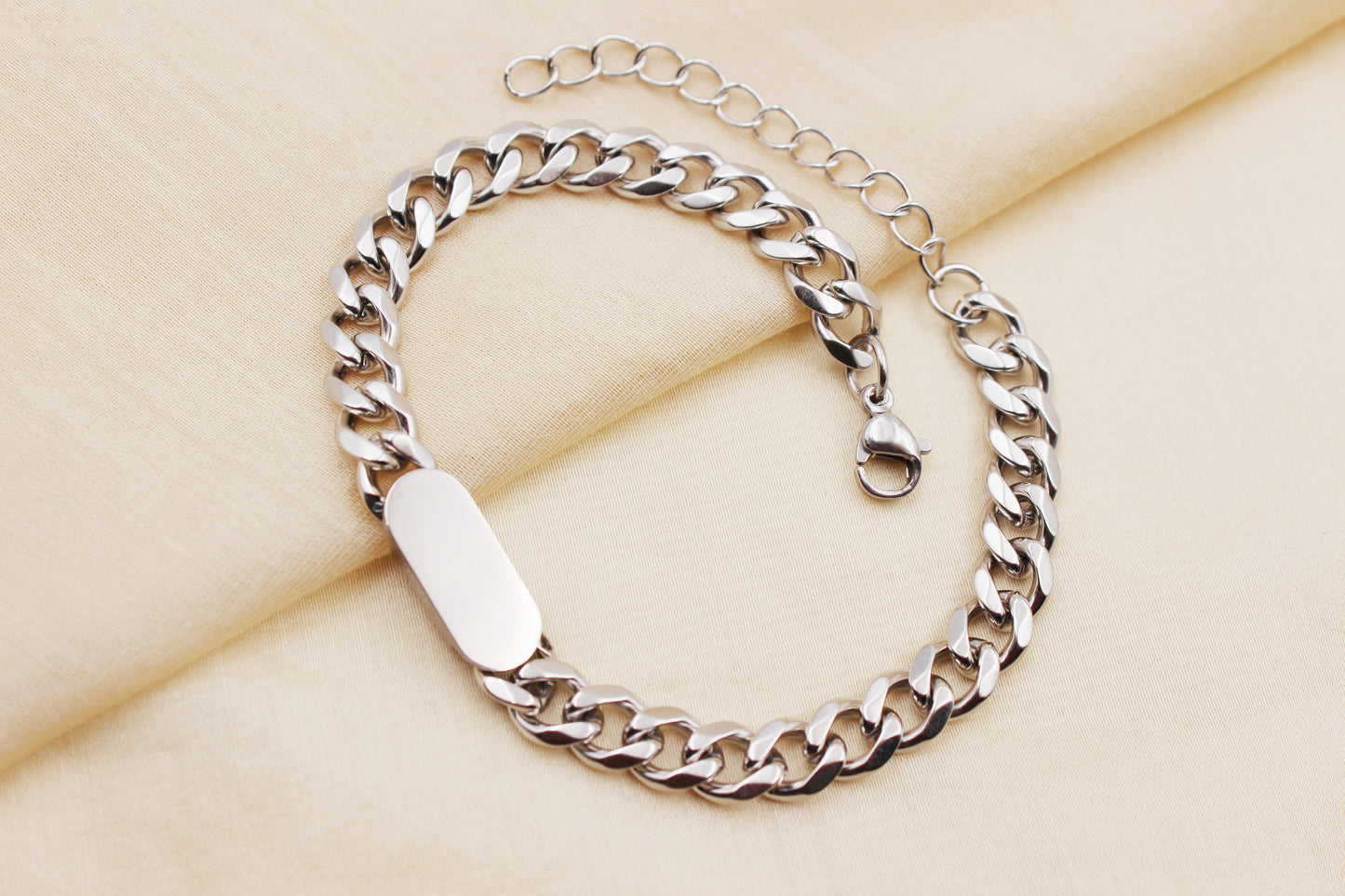 Personalized Stainless Steel Bracelet