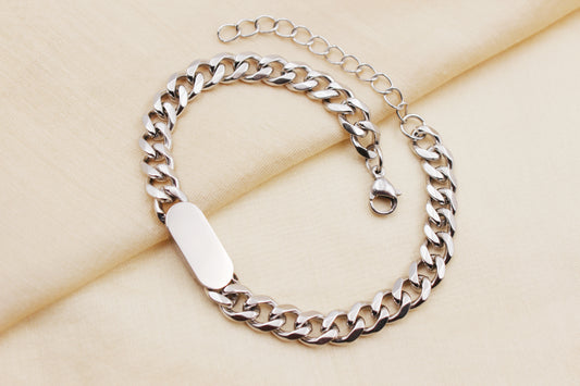 Personalized Stainless Steel Bracelet