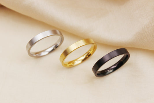 4mm Matte Stainless Steel Ring