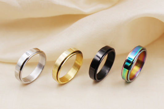 6mm Stainless Steel Spinner Ring