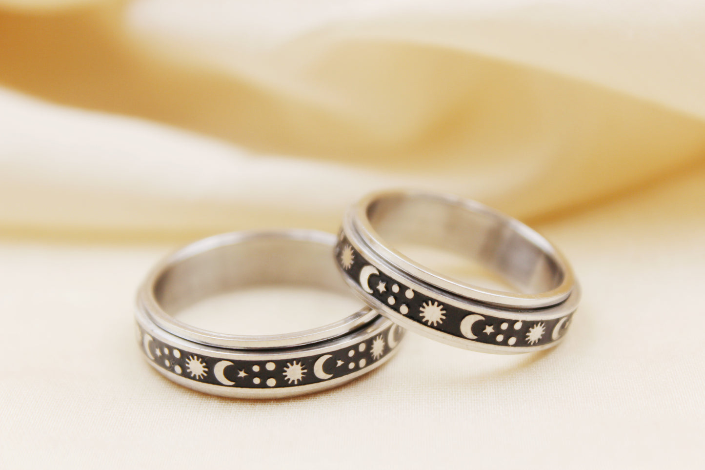 6mm Stainless Steel Spinner Ring