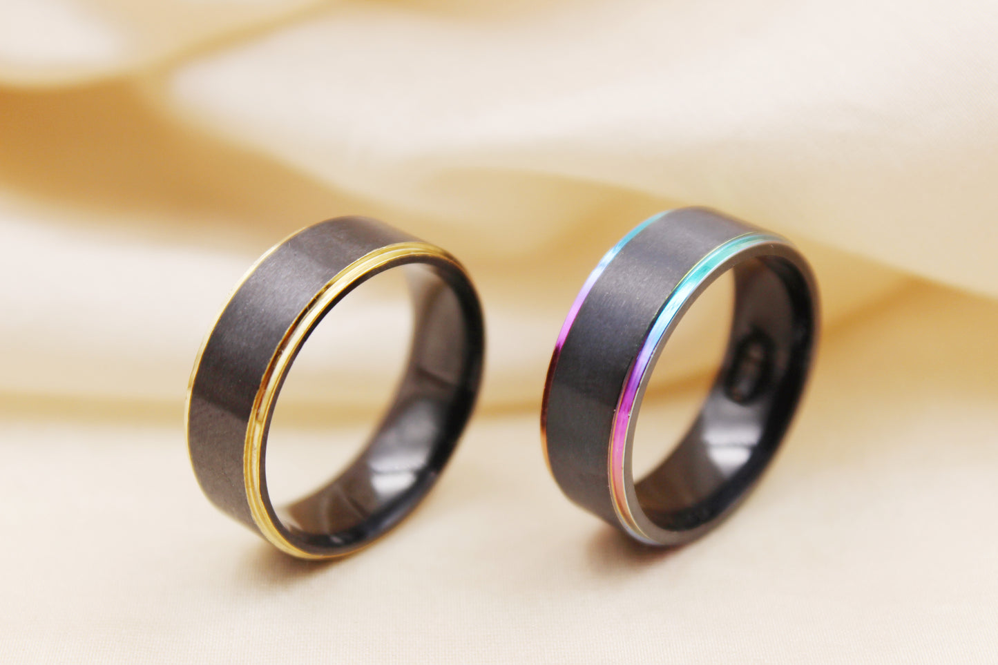 8mm Matte Stainless Steel Ring