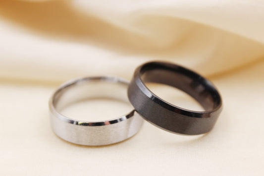 Matte 8mm Stainless Steel Ring