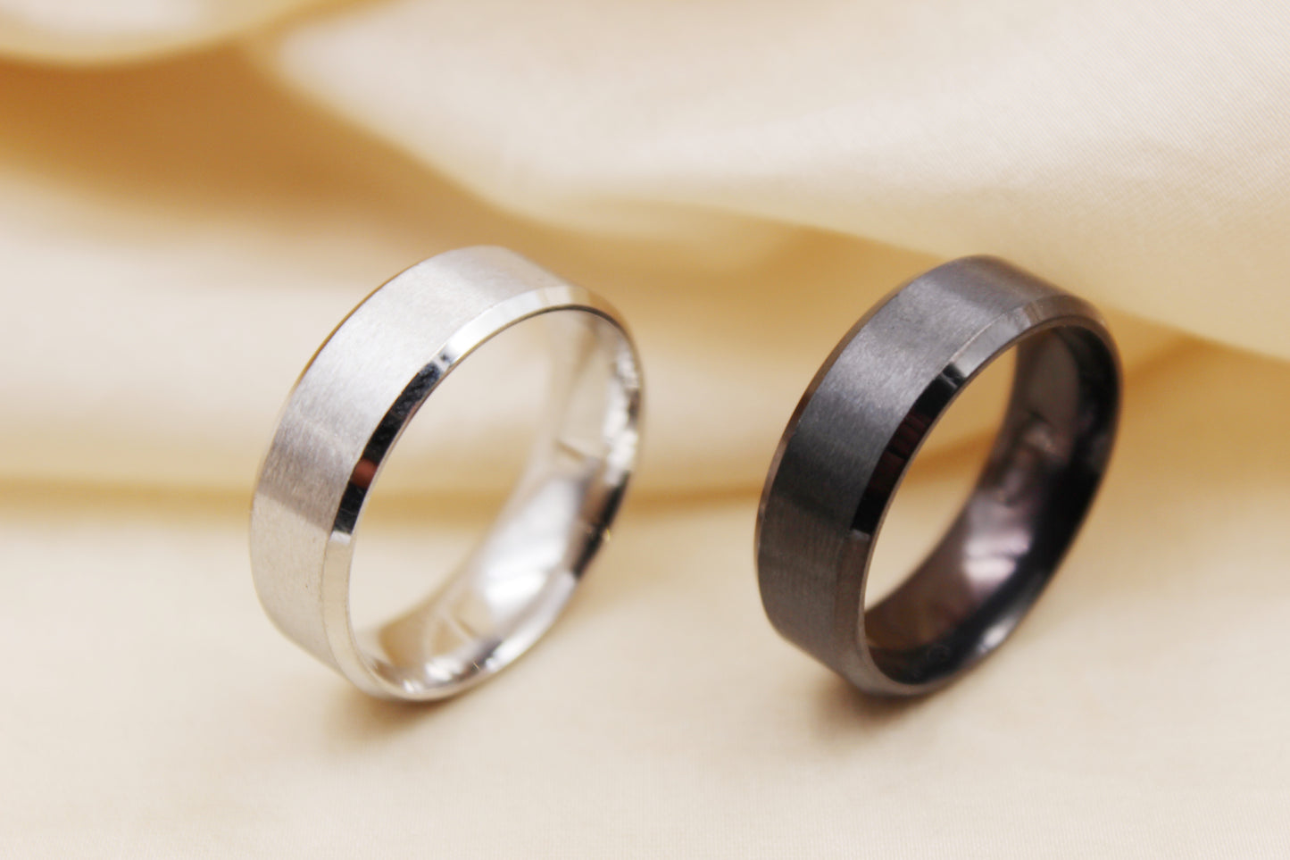 Matte 8mm Stainless Steel Ring