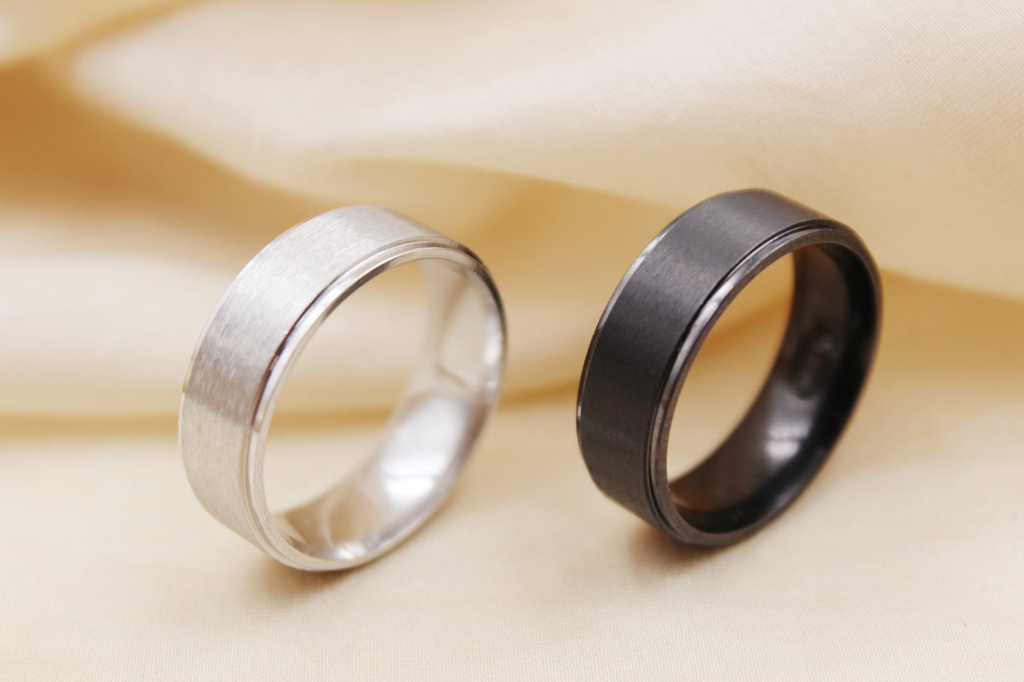 8mm Matte Stainless Steel Ring