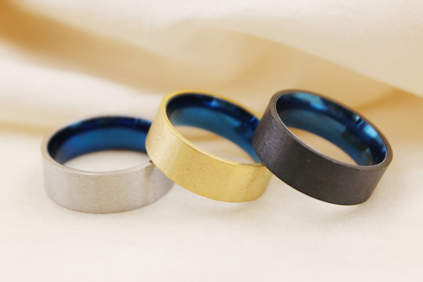 8mm Matte Stainless Steel Ring