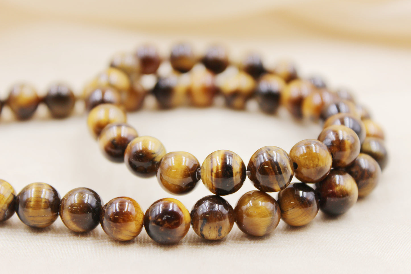 Tiger Eye Beaded Bracelet