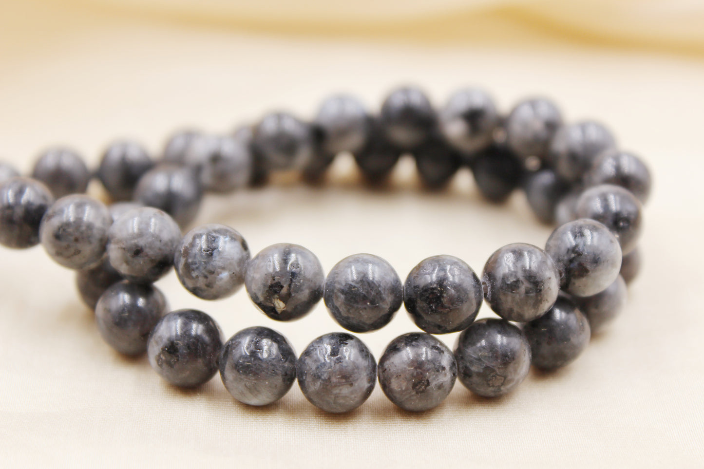 Labradorite 8mm Beaded Bracelet