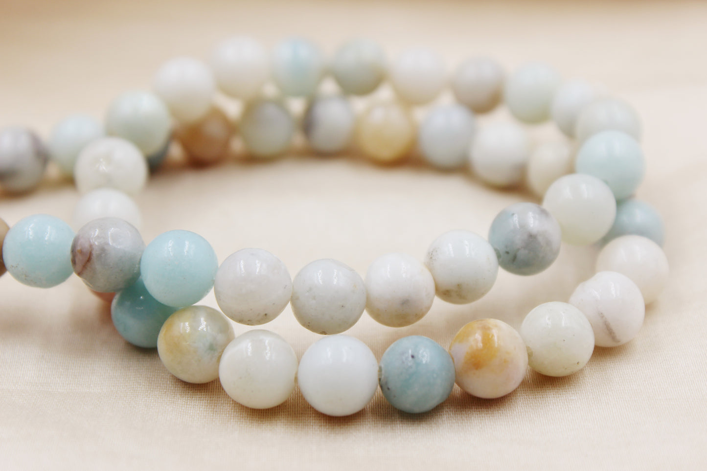 Amazonite 8mm Beaded Bracelet